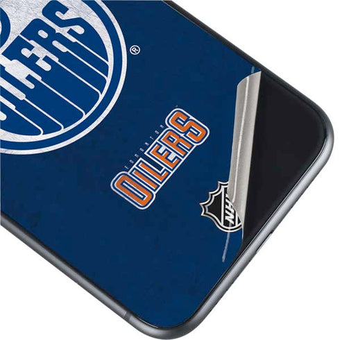 NHL Edmonton Oilers Distressed iPhone 11 Skin