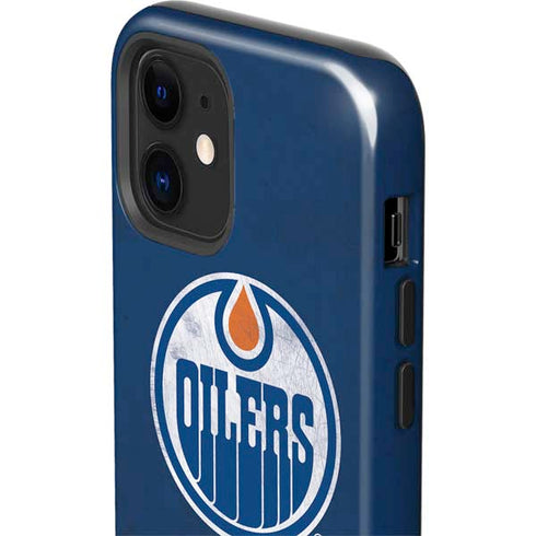 NHL Edmonton Oilers Distressed iPhone 12 Impact Case
