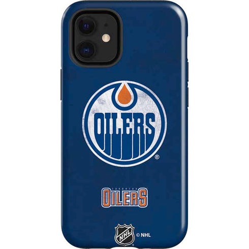 NHL Edmonton Oilers Distressed iPhone 12 Mini Impact Case