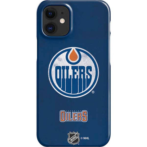 NHL Edmonton Oilers Distressed iPhone 12 Mini Lite Case