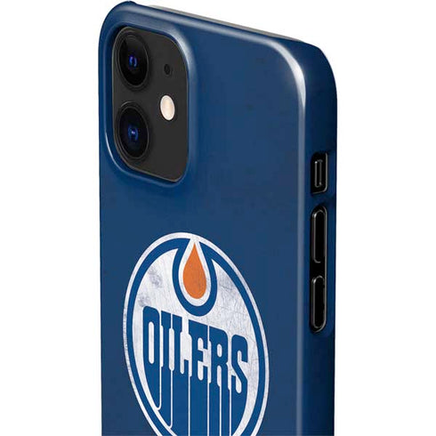 NHL Edmonton Oilers Distressed iPhone 12 Mini Lite Case