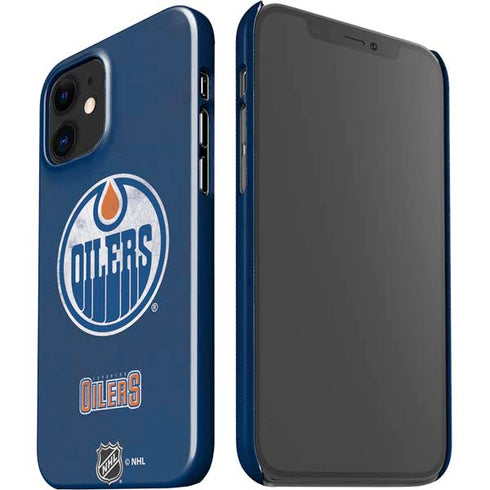 NHL Edmonton Oilers Distressed iPhone 12 Mini Lite Case