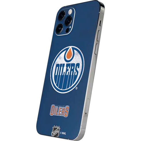 NHL Edmonton Oilers Distressed iPhone 12 Pro Max Skin