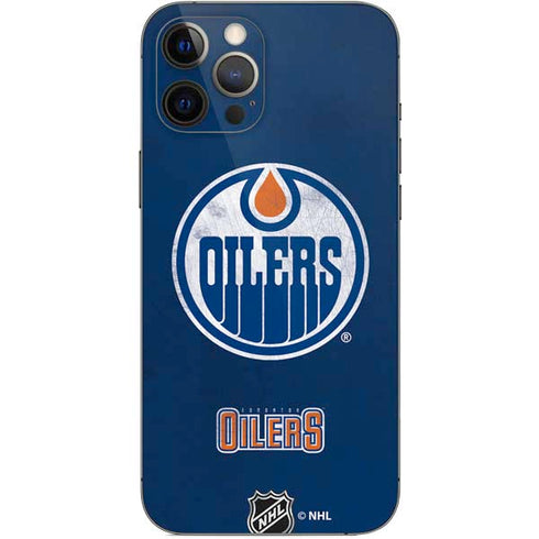 NHL Edmonton Oilers Distressed iPhone 12 Pro Max Skin