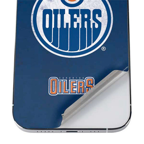 NHL Edmonton Oilers Distressed iPhone 12 Pro Skin