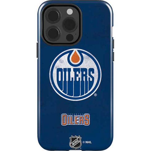 NHL Edmonton Oilers Distressed iPhone 13 Pro Impact Case