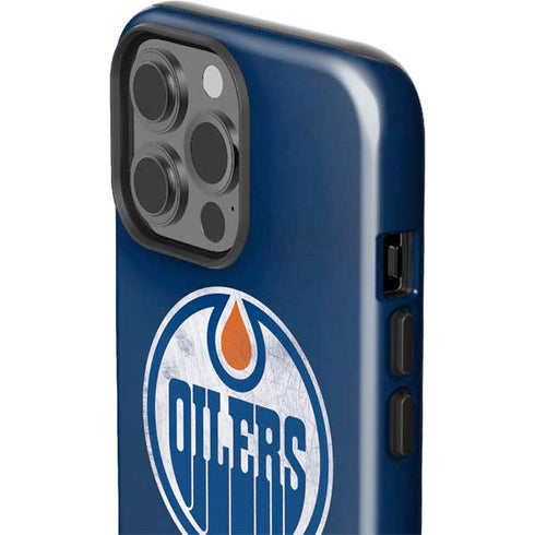 NHL Edmonton Oilers Distressed iPhone 13 Pro Max Impact Case