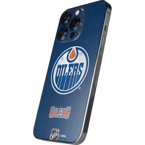 NHL Edmonton Oilers Distressed iPhone 13 Pro Max Skin