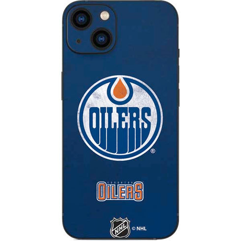NHL Edmonton Oilers Distressed iPhone 13 Skin