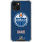 NHL Edmonton Oilers Distressed iPhone 14 Clear Case
