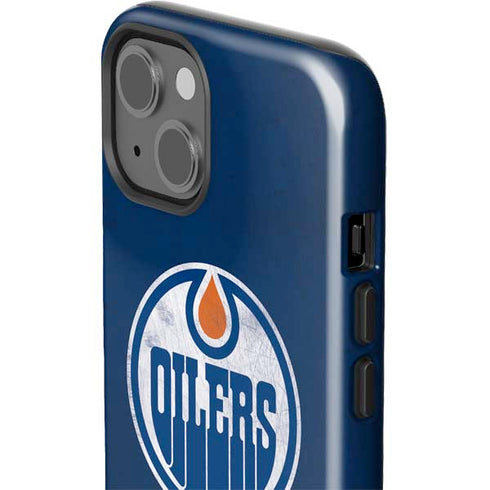 NHL Edmonton Oilers Distressed iPhone 15 Plus Impact Case