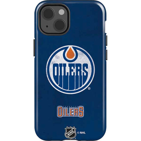 NHL Edmonton Oilers Distressed iPhone 14 Impact Case