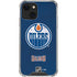 NHL Edmonton Oilers Distressed iPhone 14 Plus Clear Case