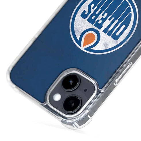 NHL Edmonton Oilers Distressed iPhone 14 Plus MagSafe Case