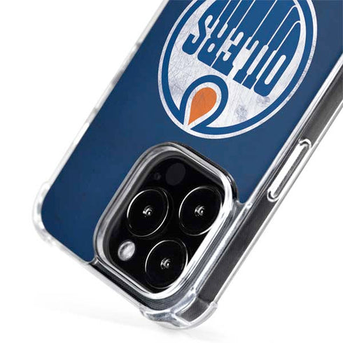 NHL Edmonton Oilers Distressed iPhone 15 Pro Max MagSafe Case
