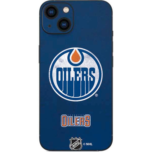 NHL Edmonton Oilers Distressed iPhone 14 Skin