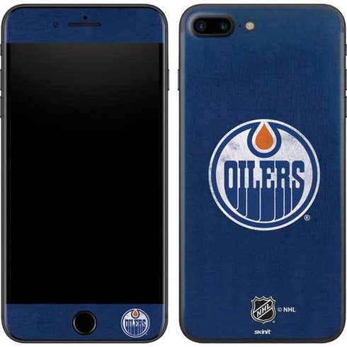 NHL Edmonton Oilers Distressed iPhone 7 Plus Skin