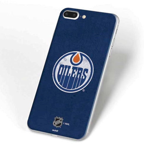 NHL Edmonton Oilers Distressed iPhone 7 Plus Skin