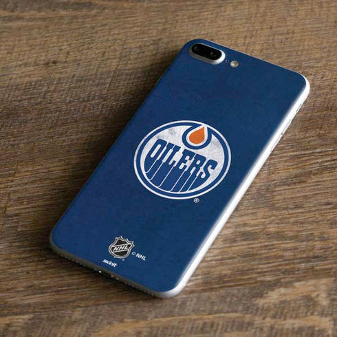 NHL Edmonton Oilers Distressed iPhone 7 Plus Skin