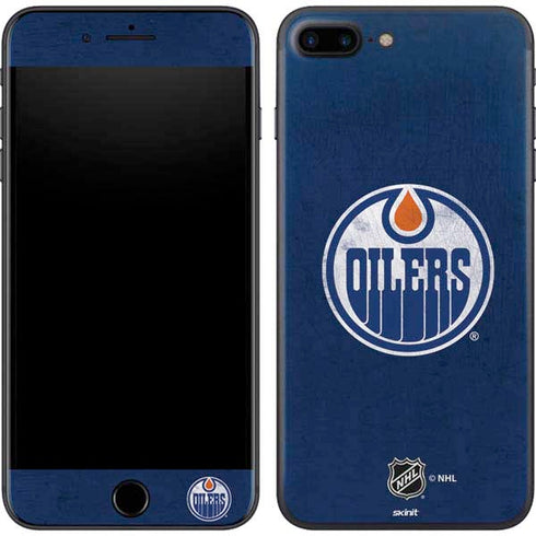 NHL Edmonton Oilers Distressed iPhone 8 Plus Skin