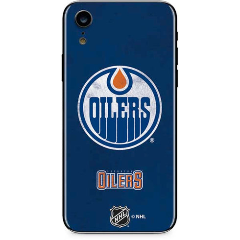 NHL Edmonton Oilers Distressed iPhone XR Skin