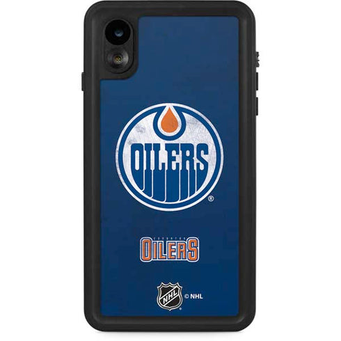 NHL Edmonton Oilers Distressed iPhone XR Waterproof Case