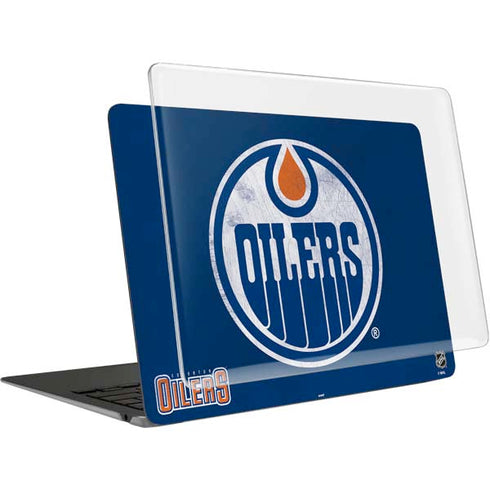 NHL Edmonton Oilers Distressed MacBook Air 15in (2023-2025) Case plus Skin