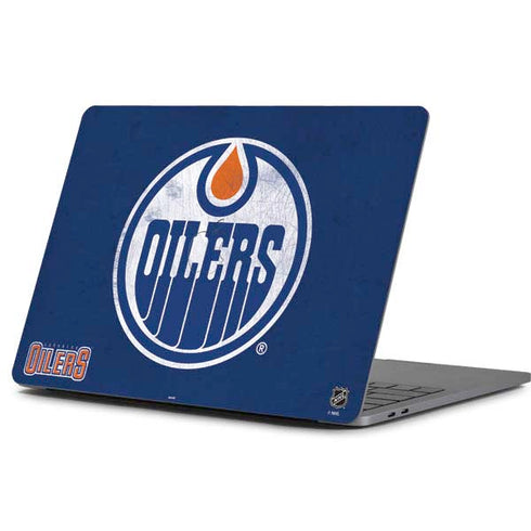 NHL Edmonton Oilers Distressed Apple MacBook Pro 13-inch Skin