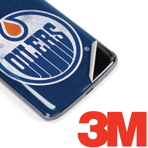 NHL Edmonton Oilers Distressed Moto E5 Plus Skin