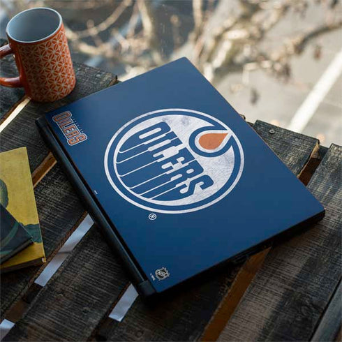 NHL Edmonton Oilers Distressed MSI GS65 Stealth Laptop Skin