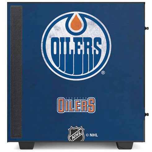 NHL Edmonton Oilers Distressed NZXT H510 Compact ATX Mid-Tower Case Skin