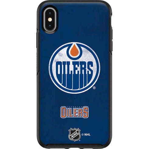 NHL Edmonton Oilers Distressed Otterbox Symmetry iPhone Skin