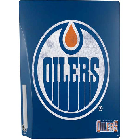 NHL Edmonton Oilers Distressed PS5 Bundle Skin
