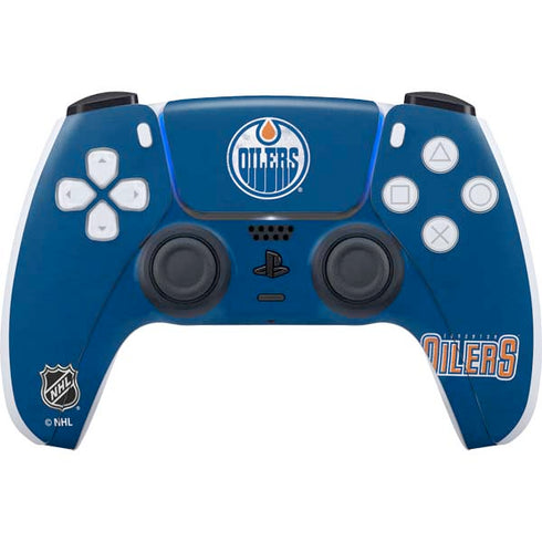 NHL Edmonton Oilers Distressed PS5 Controller Skin