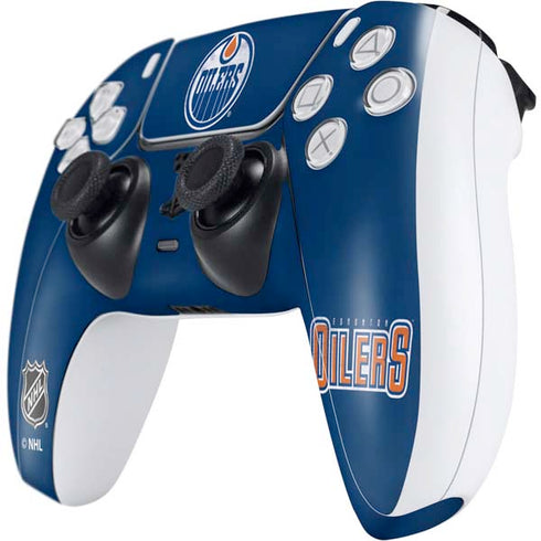 NHL Edmonton Oilers Distressed PS5 Controller Skin