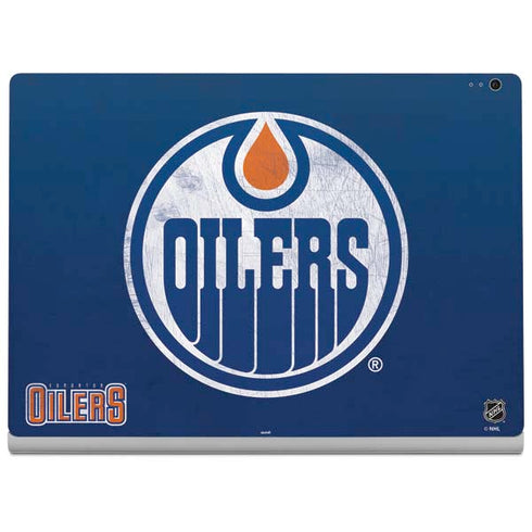 NHL Edmonton Oilers Distressed Surface Book 2 13.5in Skin