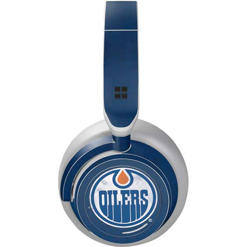 NHL Edmonton Oilers Distressed Surface Headphones Skin