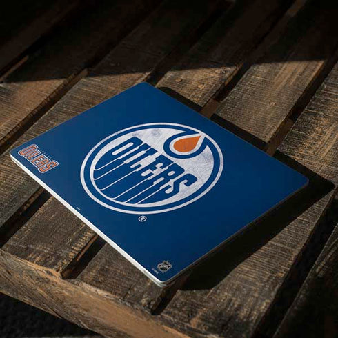 NHL Edmonton Oilers Distressed Surface Laptop 2 Skin