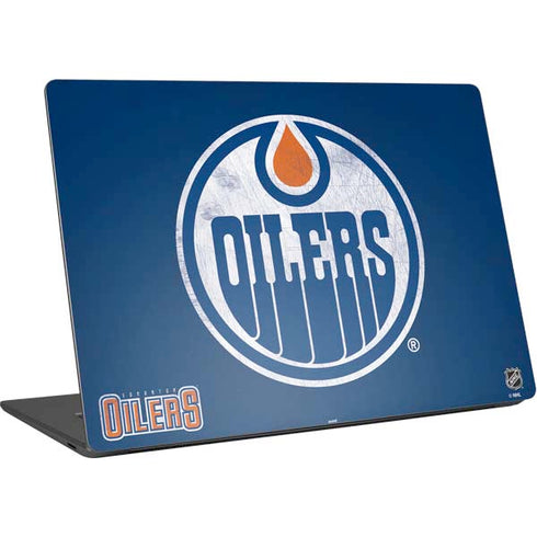 NHL Edmonton Oilers Distressed Surface Laptop 4 15in Skin