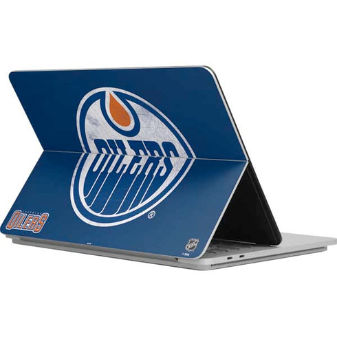 NHL Edmonton Oilers Distressed Surface Laptop Studio Skin