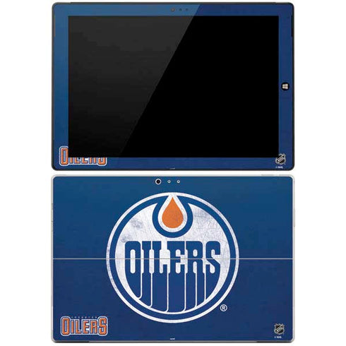 NHL Edmonton Oilers Distressed Surface Pro 3 Skin