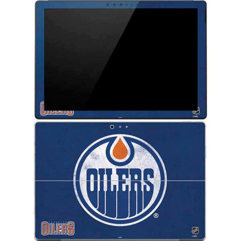 NHL Edmonton Oilers Distressed Surface Pro 4 Skin