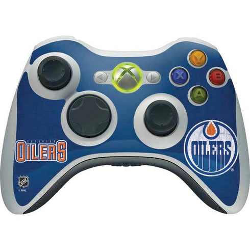 NHL Edmonton Oilers Distressed Xbox 360 Wireless Controller Skin