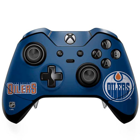 NHL Edmonton Oilers Distressed Xbox One Elite Controller Skin