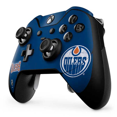 NHL Edmonton Oilers Distressed Xbox One Elite Controller Skin