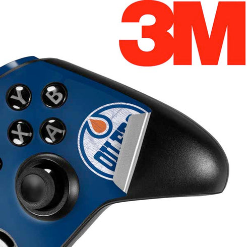 NHL Edmonton Oilers Distressed Xbox One Elite Controller Skin