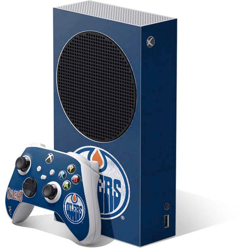 NHL Edmonton Oilers Distressed Xbox Series S Skins