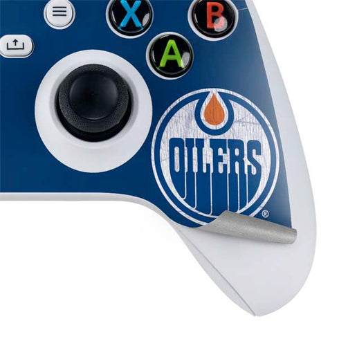 NHL Edmonton Oilers Distressed Xbox Series S Skins