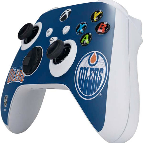 NHL Edmonton Oilers Distressed Xbox Series S Controller Skin