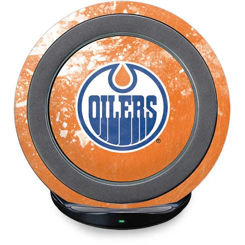 NHL Edmonton Oilers Frozen Fast Charge Wireless Charging Stand Skin